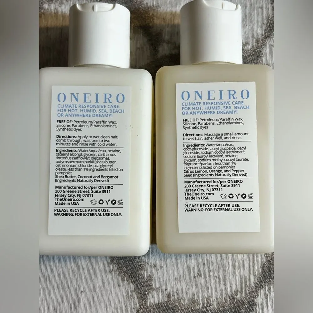Oneiro Sunchasers Hydrate & Moisturize Set shampoo and conditioner- 2 pc set